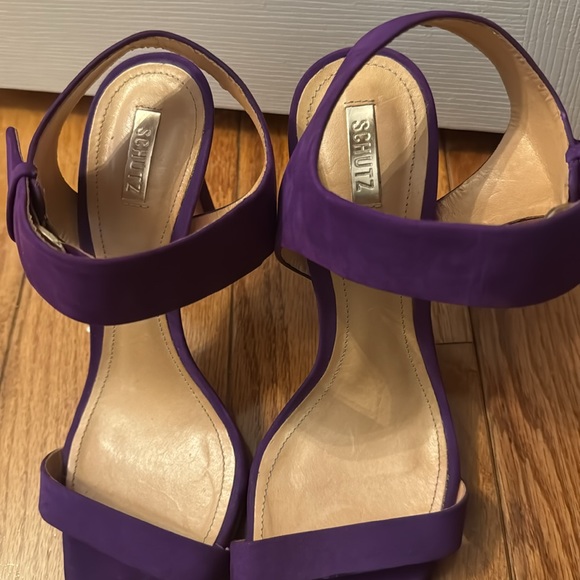 Purple Schutz heels - Picture 2 of 6